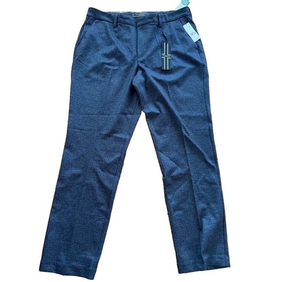 LIVERPOOL Renee Straight Leg Printed Knit Trouser Pants Womens Navy 36 A000525 - Picture 1 of 2